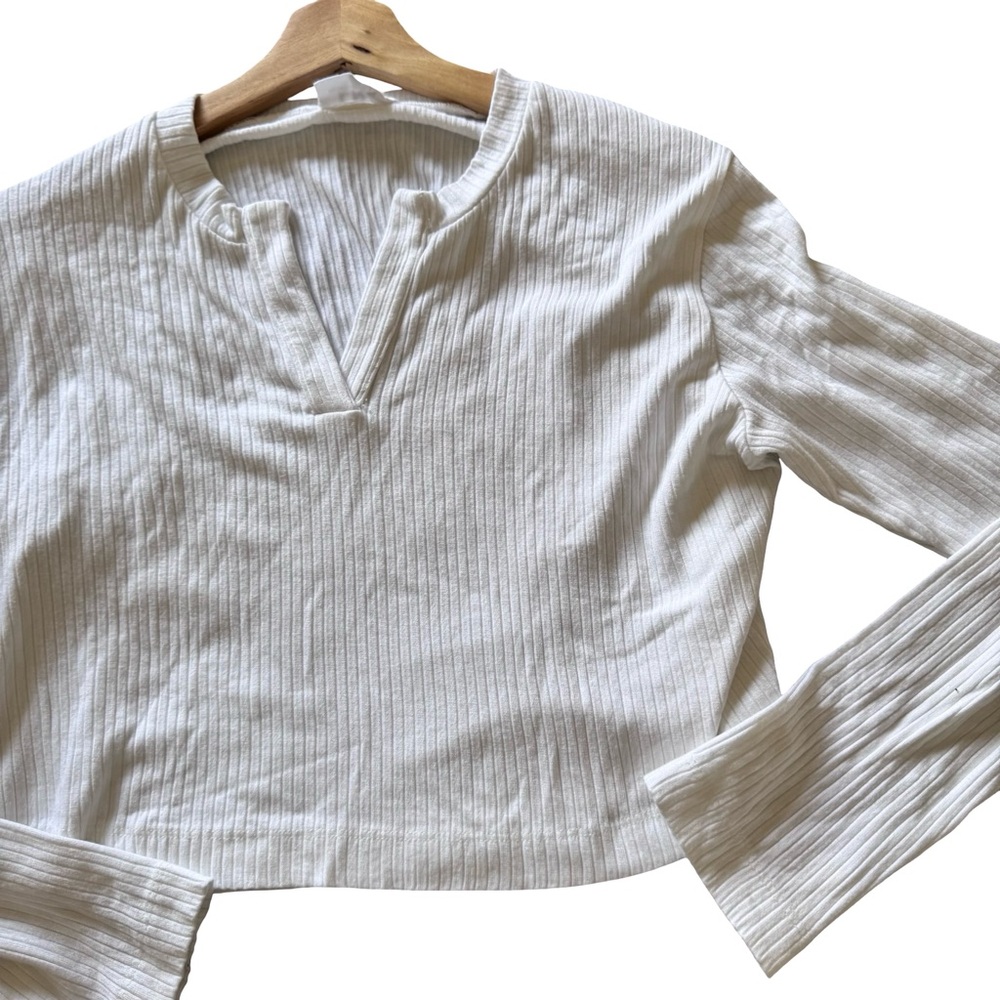 LNA Hill Cropped Henley - Picture 3 of 7